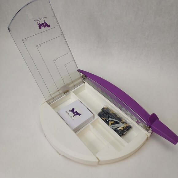 Purple Cows Photo Timmer 8" Blade with Storage Bins Scrapbooking Paper Cutter - Picture 4 of 7